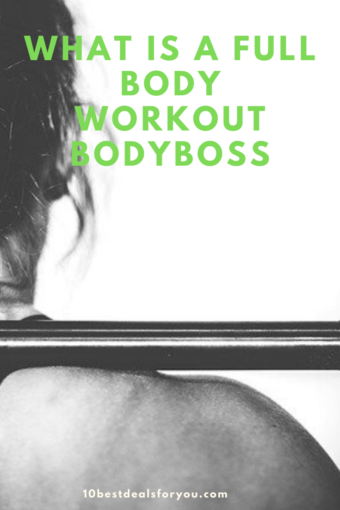 what-is-a-ful- body-workout: woman with exercise bar